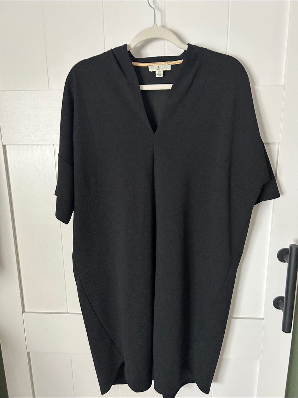 Black V-Neck Women's Tunic Drew -